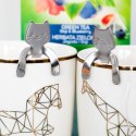 Srebrne łyżeczki kotki - prezent dla kociary fanki kotów