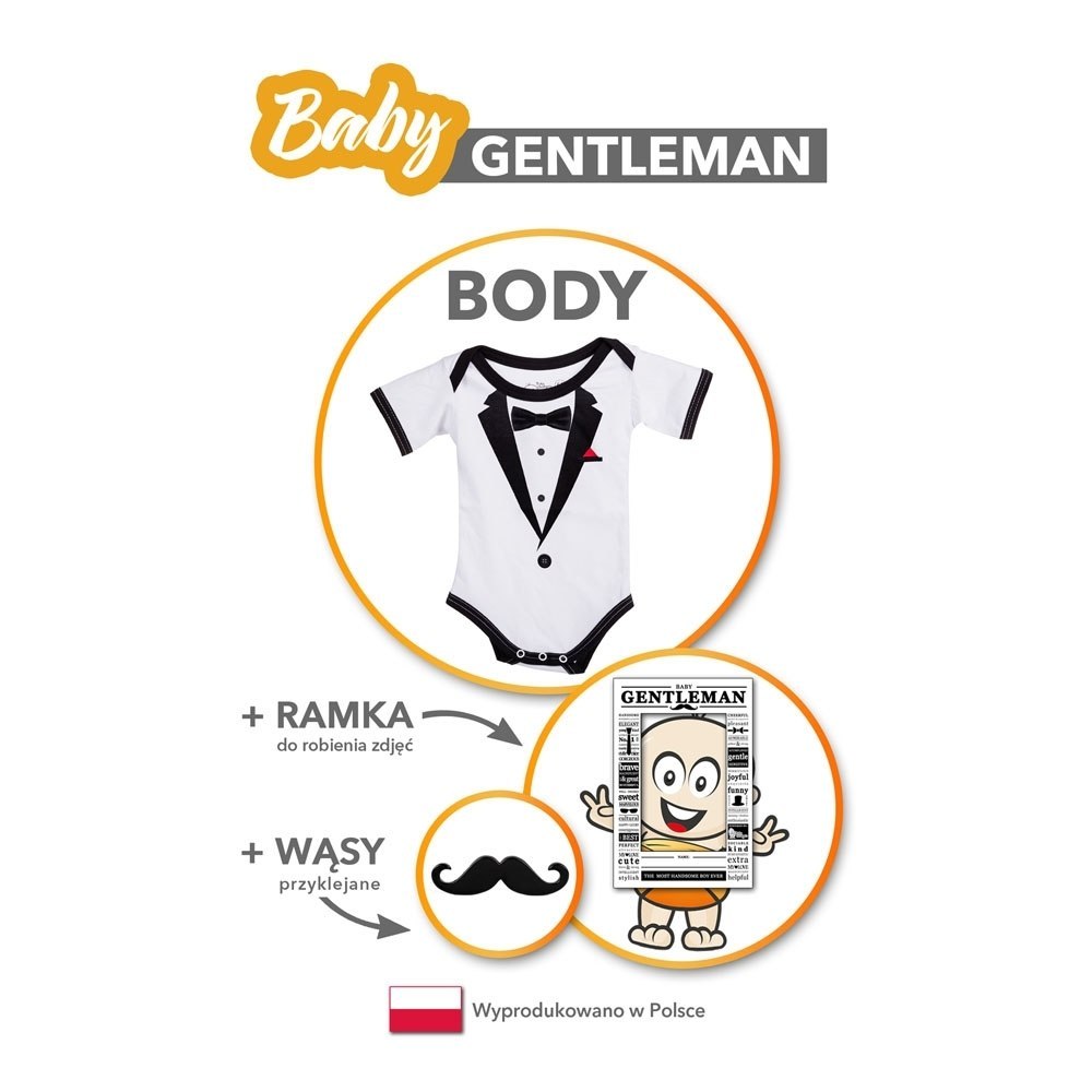 Baby Gentleman - Body - Rozmiar 86