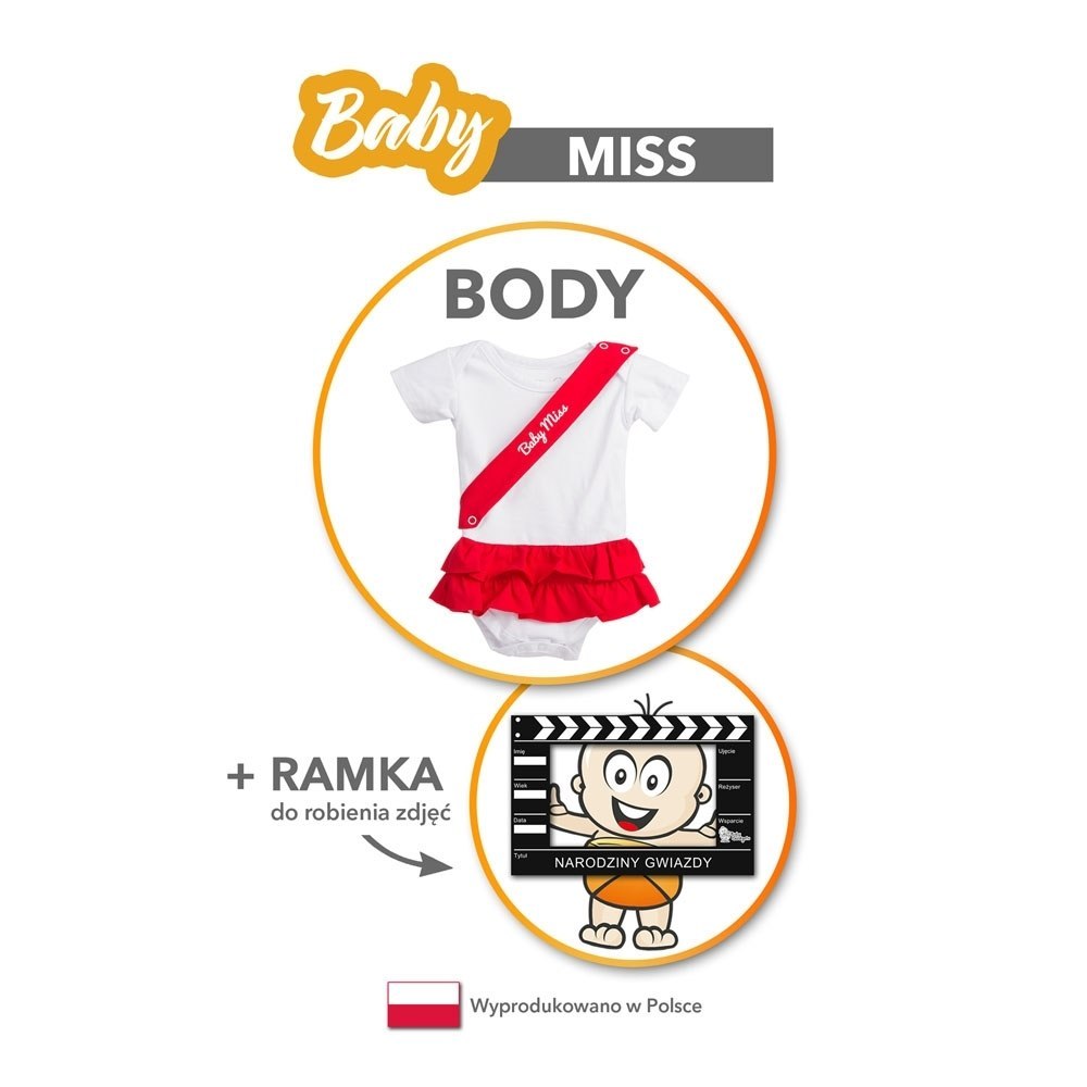 Baby Miss - Body - Rozmiar 86