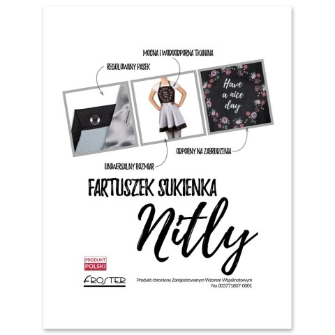 Nitly Nice - Fartuszek Sukienka Have Nice Day Nitly Nice - Fartuszek Sukienka Have Nice Day
