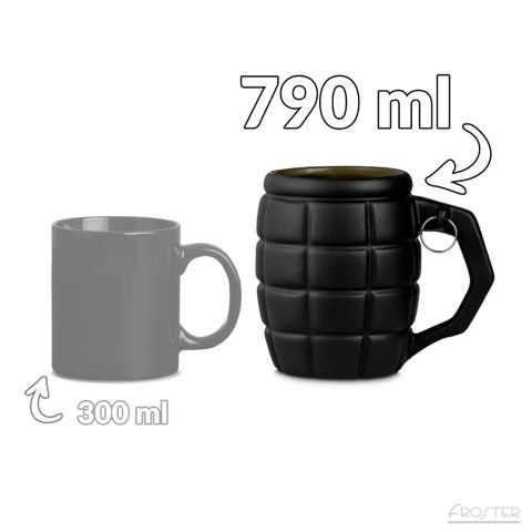 Gigantyczny Kubek Granat - Czarny Gigantyczny Kubek Granat - Czarny