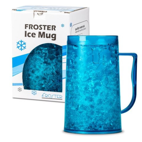 Lodowy Kufel FROSTER 500ml - Niebieski żel Lodowy Kufel FROSTER 500ml - Niebieski żel