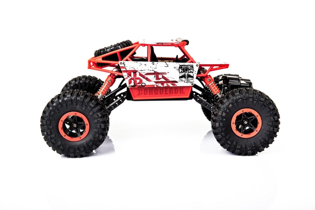 Samochód RC Rock Crawler 1:18 4WD 2,4GHz czerwony