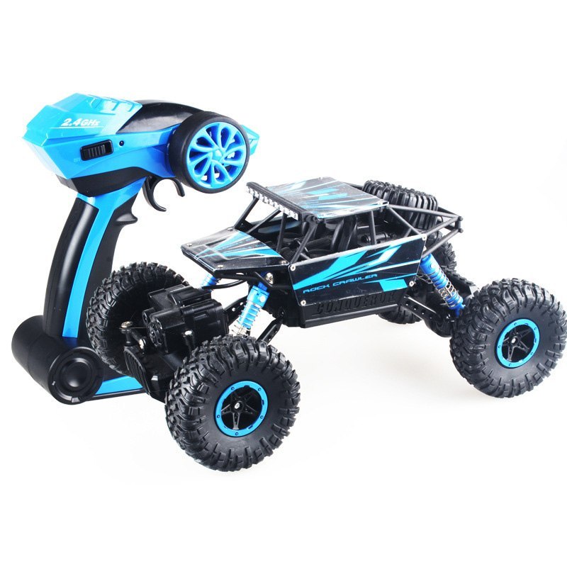 Samochód RC Rock Crawler 1:18 4WD 2,4GHz niebieski