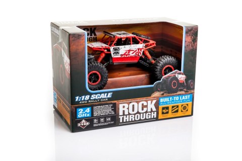 Samochód RC Rock Crawler 1:18 4WD 2,4GHz niebieski Samochód RC Rock Crawler 1:18 4WD 2,4GHz niebieski