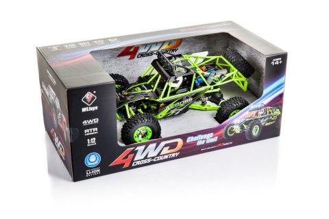 Samochód RC WLToys buggy 12428 2.4G 4WD LED 1:12 Samochód RC WLToys buggy 12428 2.4G 4WD LED 1:12