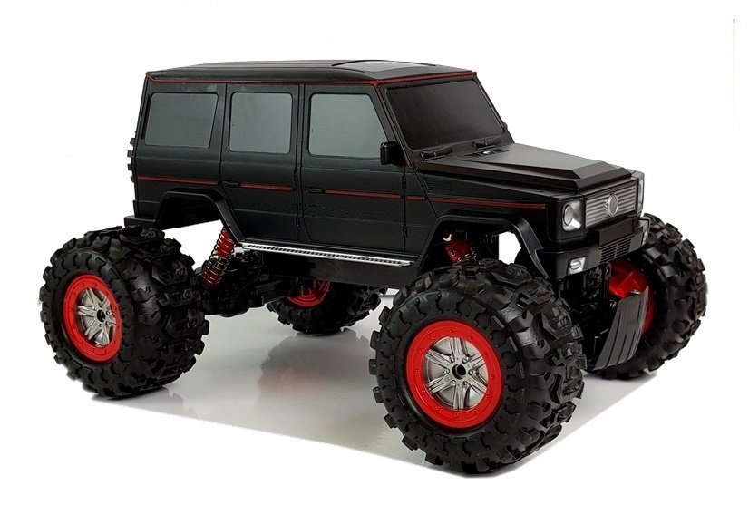 Auto Terenowe Ziemnowodne 4x4 Zdalnie Sterowane 1:12 R/C Czarne Auto Terenowe Ziemnowodne 4x4 Zdalnie Sterowane 1:12 R/C Czarne