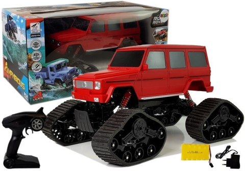 Auto Terenowe Ziemnowodne 4x4 Zdalnie Sterowane 1:12 R/C Czerwone Auto Terenowe Ziemnowodne 4x4 Zdalnie Sterowane 1:12 R/C Czerwone