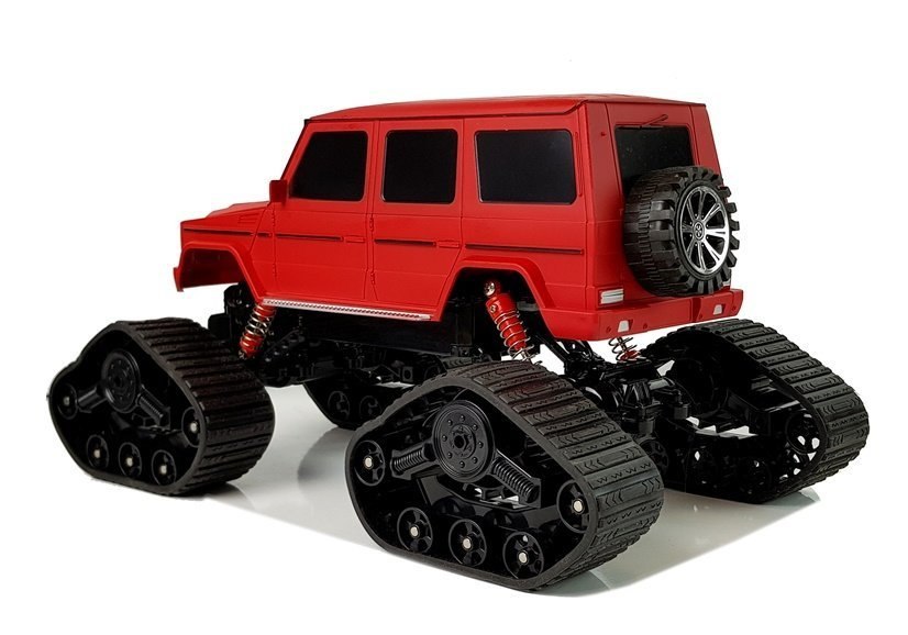 Auto Terenowe Ziemnowodne 4x4 Zdalnie Sterowane 1:12 R/C Czerwone Auto Terenowe Ziemnowodne 4x4 Zdalnie Sterowane 1:12 R/C Czerwone