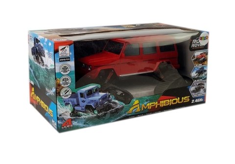 Auto Terenowe Ziemnowodne 4x4 Zdalnie Sterowane 1:12 R/C Czerwone Auto Terenowe Ziemnowodne 4x4 Zdalnie Sterowane 1:12 R/C Czerwone