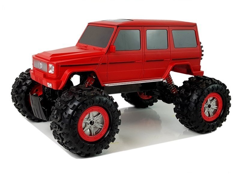 Auto Terenowe Ziemnowodne 4x4 Zdalnie Sterowane 1:12 R/C Czerwone Auto Terenowe Ziemnowodne 4x4 Zdalnie Sterowane 1:12 R/C Czerwone