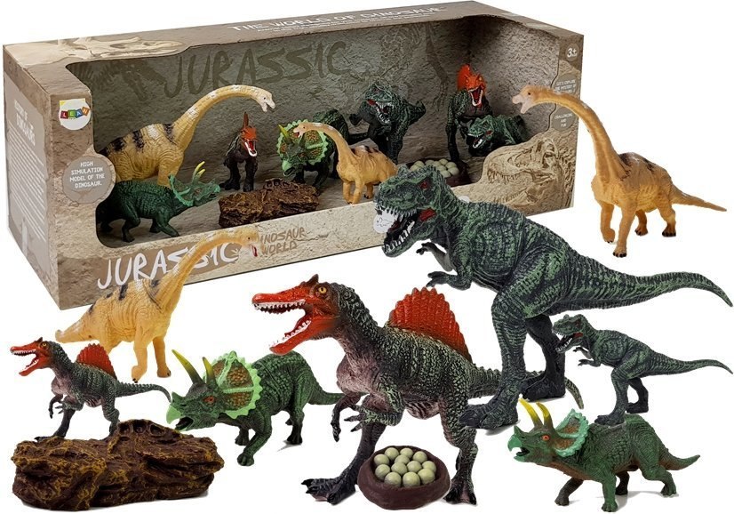 Rodzina Dinozaurów Duży Zestaw Figurek z Akcesoriami Rodzina Dinozaurów Duży Zestaw Figurek z Akcesoriami