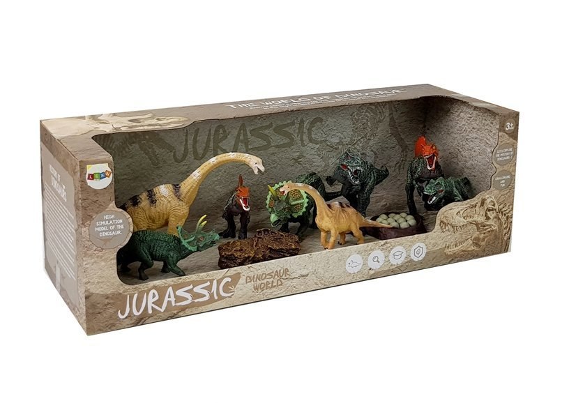 Rodzina Dinozaurów Duży Zestaw Figurek z Akcesoriami Rodzina Dinozaurów Duży Zestaw Figurek z Akcesoriami