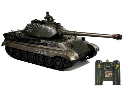Zestaw Czołgów Bitewnych Zdalnie Sterowane R/C 1:28 Zielony i Czarny Zestaw Czołgów Bitewnych Zdalnie Sterowane R/C 1:28 Zielony i Czarny