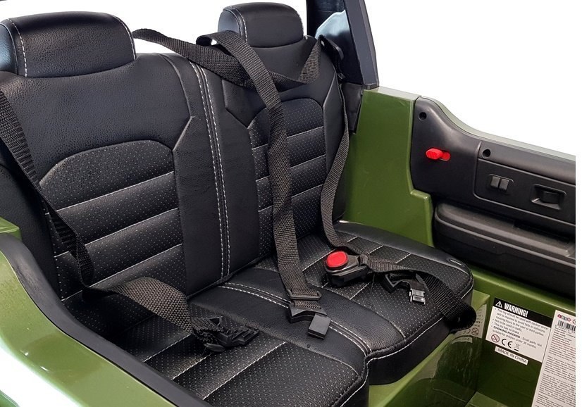 Auto na Akumulator QLS-618B Wojskowy Zielony Auto na Akumulator QLS-618B Wojskowy Zielony
