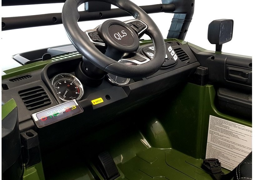 Auto na Akumulator QLS-618B Wojskowy Zielony Auto na Akumulator QLS-618B Wojskowy Zielony
