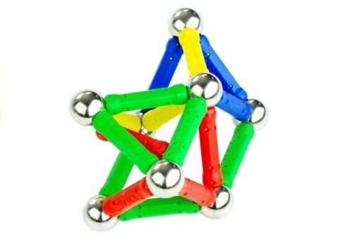 Duży Zestaw Klocków Magnetycznych Magnastix 188 El Duży Zestaw Klocków Magnetycznych Magnastix 188 El