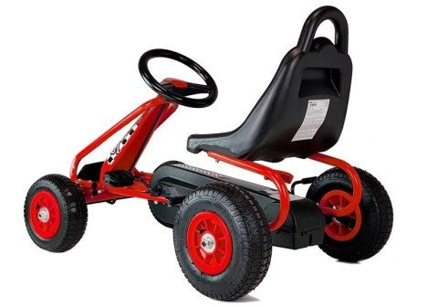 Gokart na Pedały G201 Czerwony Gokart na Pedały G201 Czerwony