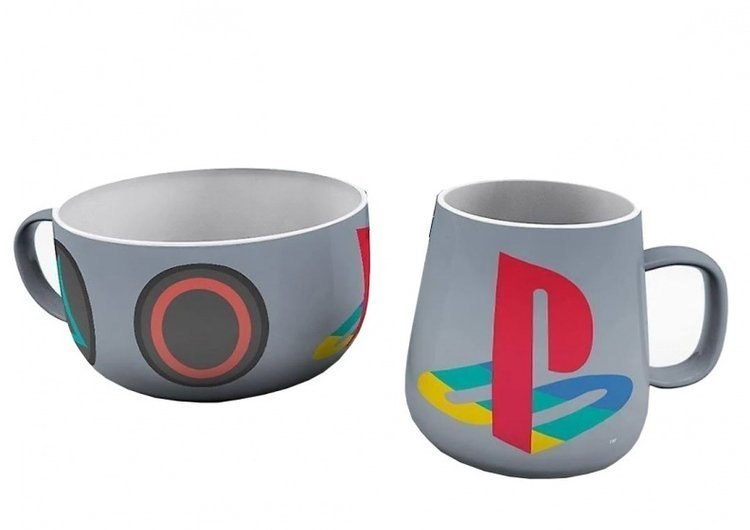 PLAYSTATION - Zestaw śniadaniowy kubek i miska PLAYSTATION - Zestaw śniadaniowy kubek i miska