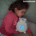 Jeżyk maskotka z pozytywką dla niemowlaka - pluszowy projektor gwiazd