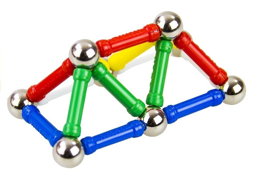 Zestaw Klocków Magnetycznych 136 Element Magnastix Zestaw Klocków Magnetycznych 136 Element Magnastix