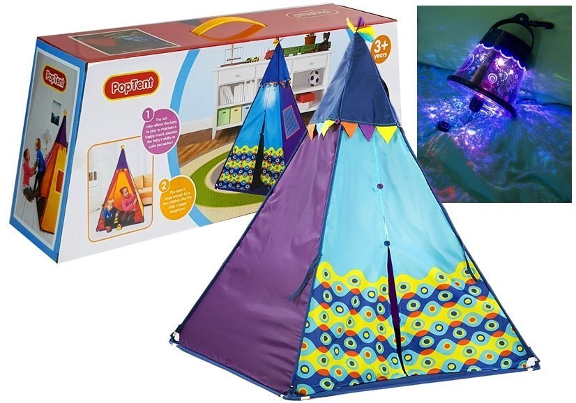 Kolorowy Namiot Tipi z Projektorem Kolorowy Namiot Tipi z Projektorem