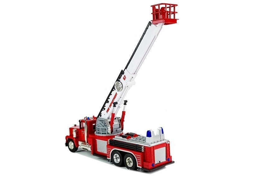Wóz Strażacki 60cm Wysuwana Obrotowa Drabina R/C Dźwięk Syrena Światła Wóz Strażacki 60cm Wysuwana Obrotowa Drabina R/C Dźwięk Syrena Światła