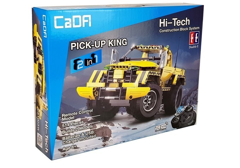 Auto Terenowe Pick-Up 2w1 Zdalnie Sterowany z klocków 2.4G 514 elementów C51003W Auto Terenowe Pick-Up 2w1 Zdalnie Sterowany z klocków 2.4G 514 elementów C51003W