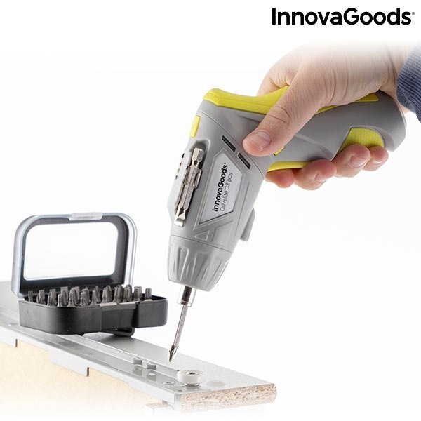 Wkrętarka akumulatorowa InnovaGoods zestaw Wkrętarka akumulatorowa InnovaGoods zestaw
