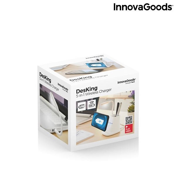Lampka z ładowarką indukcyjną InnovaGoods Lampka z ładowarką indukcyjną InnovaGoods