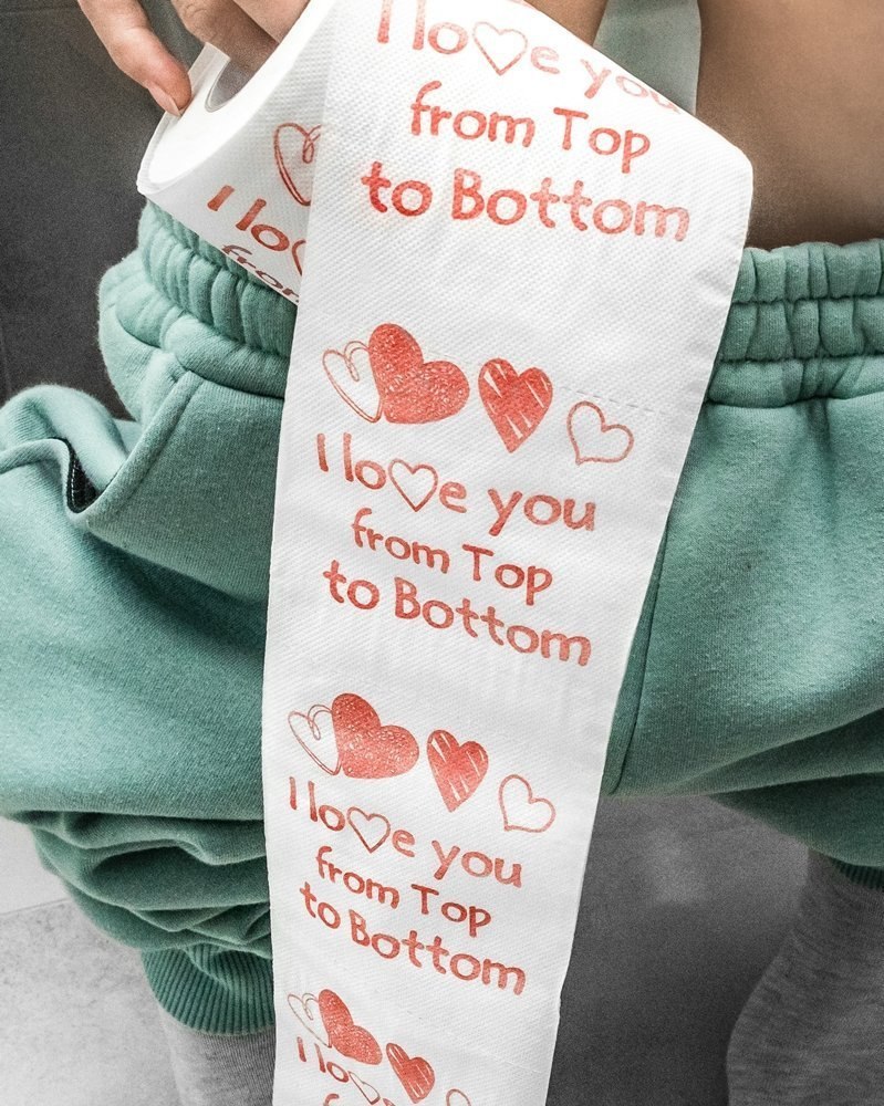 Papier toaletowy I LOVE YOU XL Papier toaletowy I LOVE YOU XL