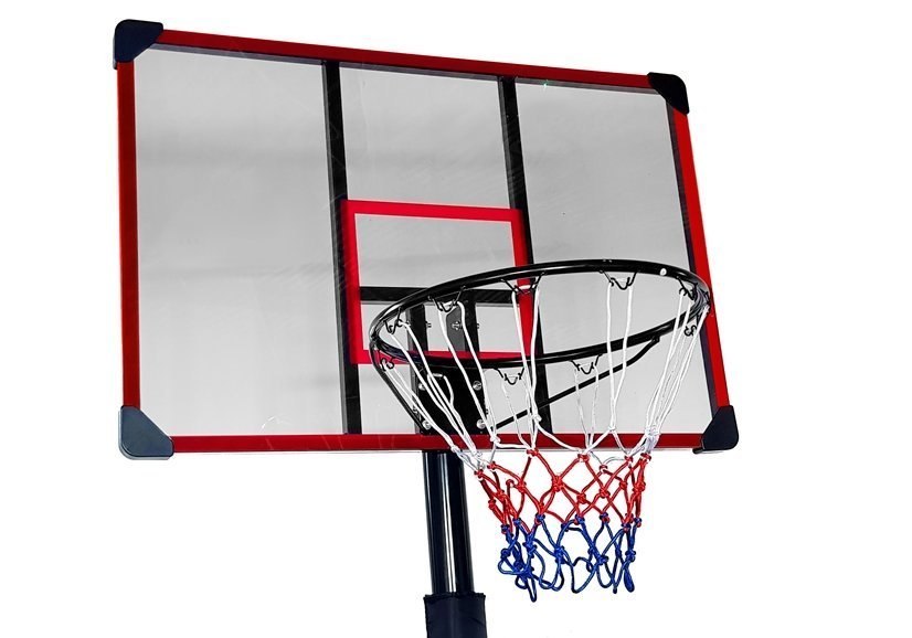 Kosz do Koszykówki Mobilny Regulowany Stojak 200-305cm Kosz do Koszykówki Mobilny Regulowany Stojak 200-305cm