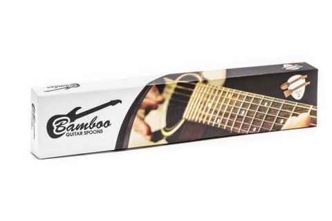 Bambusowa łopatka i łyżka kuchenna gitarzysty Bambusowa łopatka i łyżka kuchenna gitarzysty