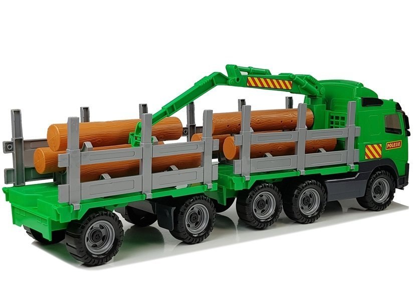 Ogromny Tir "Volvo" Samochód Przyczepa Bale Drewna 58348 Ogromny Tir "Volvo" Samochód Przyczepa Bale Drewna 58348
