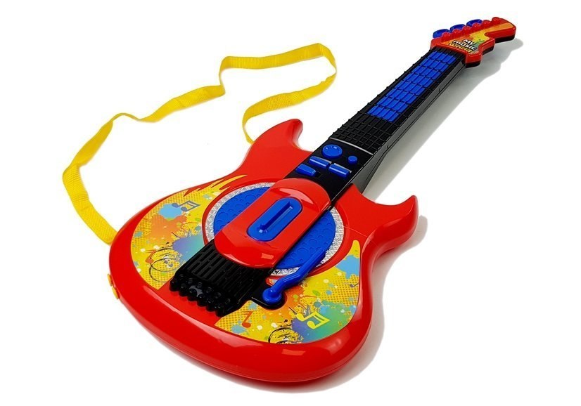 Zestaw Muzyczny 3 w 1 Gitara Keyboard Mikrofon Zestaw Muzyczny 3 w 1 Gitara Keyboard Mikrofon