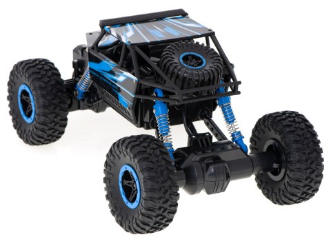 Samochód RC Rock Crawler 1:18 4WD 2,4GHz niebieski Samochód RC Rock Crawler 1:18 4WD 2,4GHz niebieski