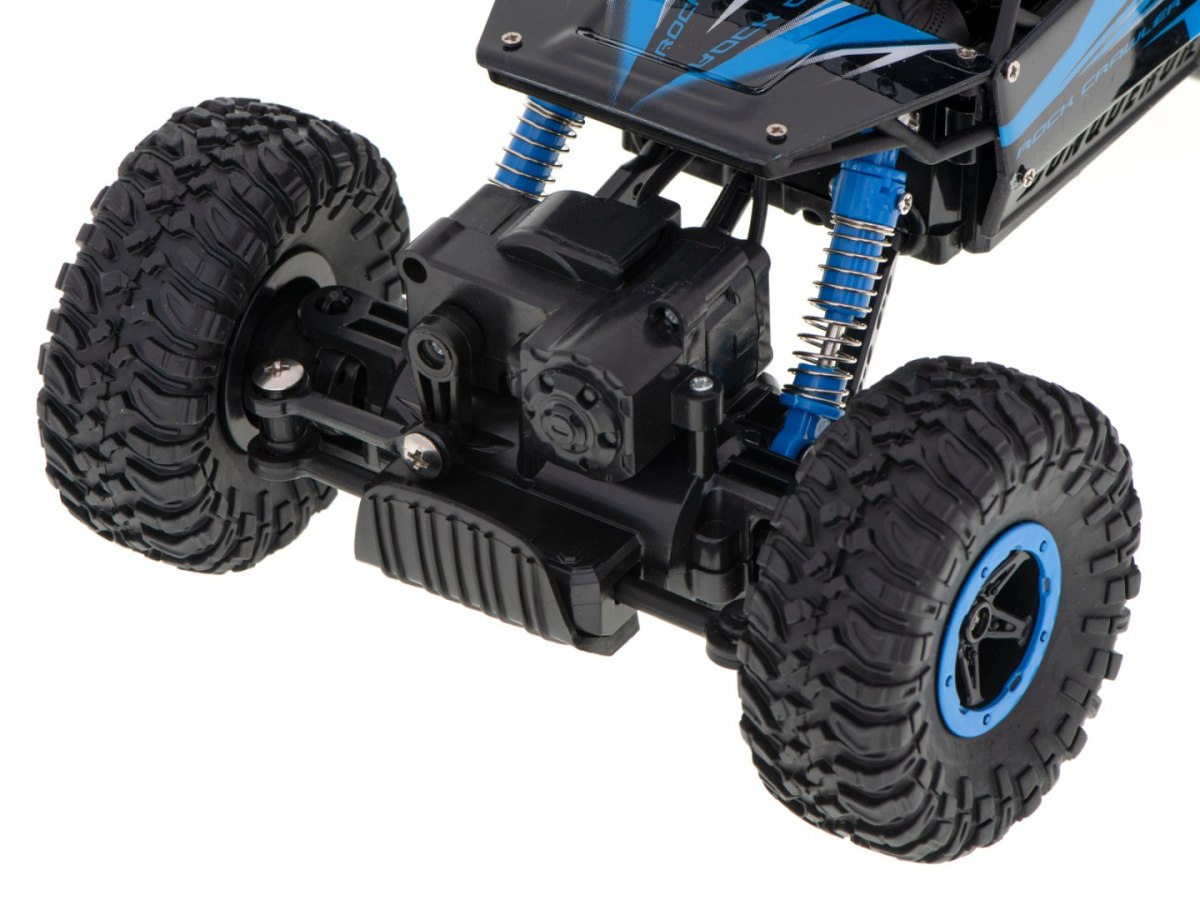 Samochód RC Rock Crawler 1:18 4WD 2,4GHz niebieski Samochód RC Rock Crawler 1:18 4WD 2,4GHz niebieski