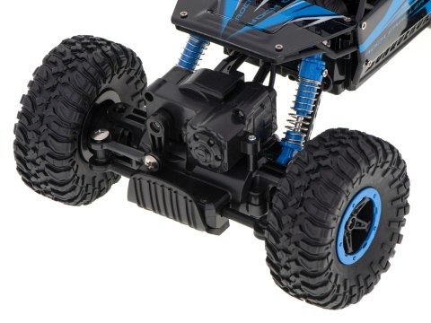 Samochód RC Rock Crawler 1:18 4WD 2,4GHz niebieski Samochód RC Rock Crawler 1:18 4WD 2,4GHz niebieski