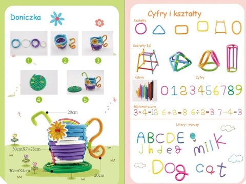 Gra Edukacyjna TĘCZOWE ZAKRĘCONE DRUCIKI 100EL DIY Gra Edukacyjna TĘCZOWE ZAKRĘCONE DRUCIKI 100EL DIY