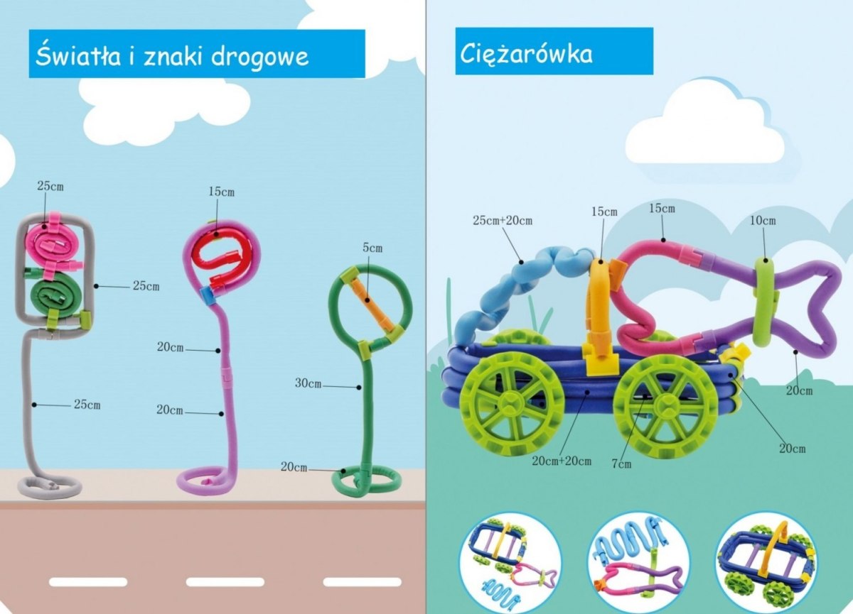Gra Edukacyjna TĘCZOWE ZAKRĘCONE DRUCIKI 100EL DIY Gra Edukacyjna TĘCZOWE ZAKRĘCONE DRUCIKI 100EL DIY