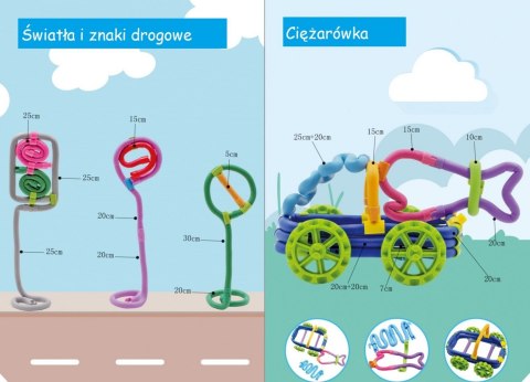 Gra Edukacyjna TĘCZOWE ZAKRĘCONE DRUCIKI 100EL DIY Gra Edukacyjna TĘCZOWE ZAKRĘCONE DRUCIKI 100EL DIY