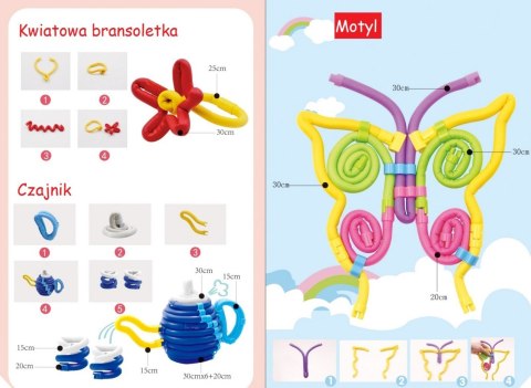 Gra Edukacyjna TĘCZOWE ZAKRĘCONE DRUCIKI 100EL DIY Gra Edukacyjna TĘCZOWE ZAKRĘCONE DRUCIKI 100EL DIY
