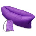 Lazy Bag SOFA materac LEŻAK na POWIETRZE fioletowy Lazy Bag SOFA materac LEŻAK na POWIETRZE fioletowy