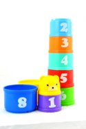 Zabawka Edukacyjna klocki liczby i litery