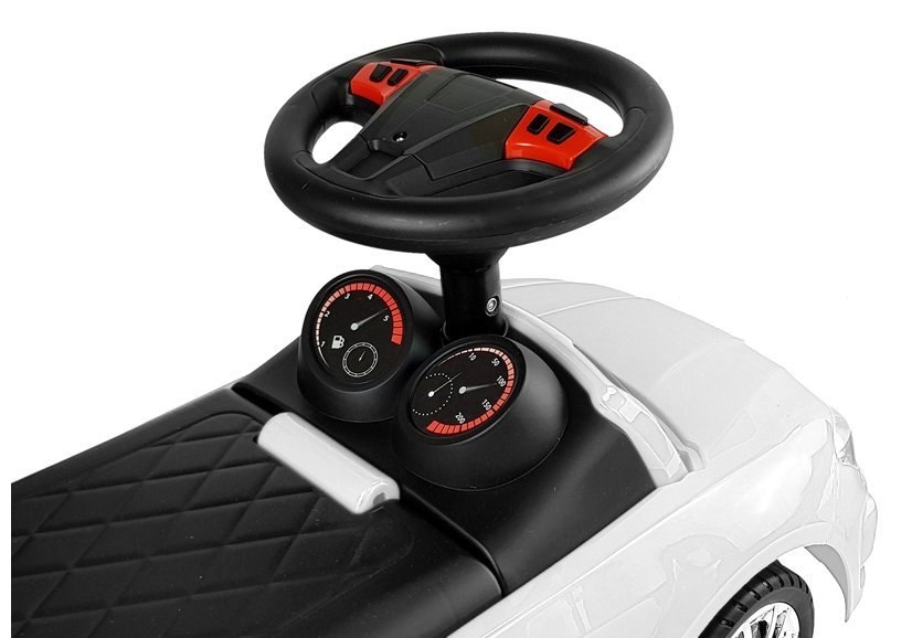 Samochód-jeździk "SuperCar" Nr2 z sygnałem dźwiękowym (biały) 84552 Samochód-jeździk "SuperCar" Nr2 z sygnałem dźwiękowym (biały) 84552