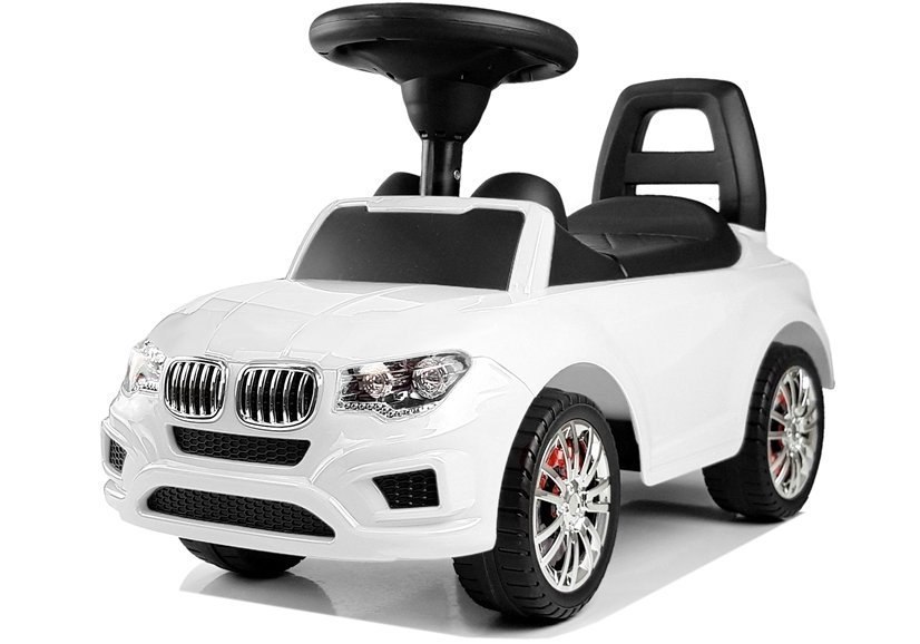 Samochód-jeździk "SuperCar" Nr3 z sygnałem dźwiękowym (biały) 84538 Samochód-jeździk "SuperCar" Nr3 z sygnałem dźwiękowym (biały) 84538