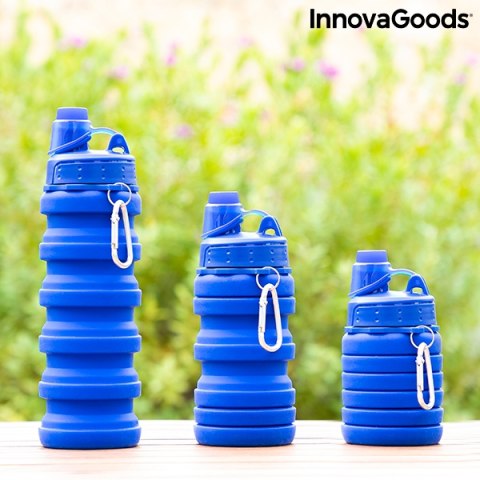 Składana Butelka na Wodę i Napoje InnovaGoods Składana Butelka na Wodę i Napoje InnovaGoods