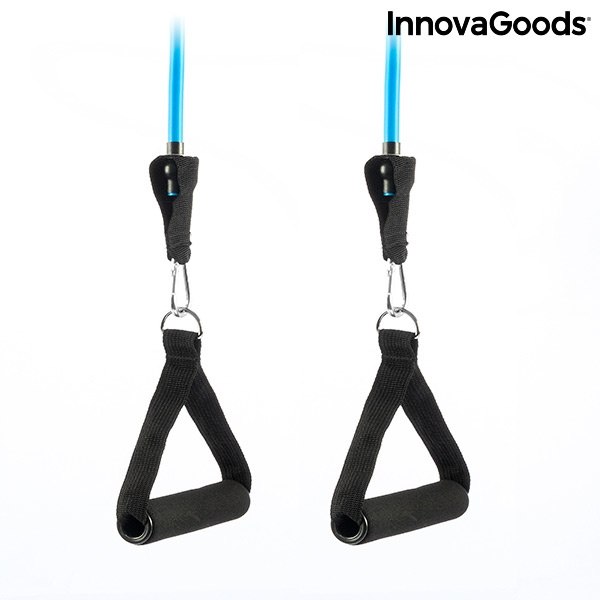 Zestaw Gum Oporowych z Akcesoriami i Przewodnikiem po Ćwiczeniach InnovaGoods Zestaw Gum Oporowych z Akcesoriami i Przewodnikiem po Ćwiczeniach InnovaGoods