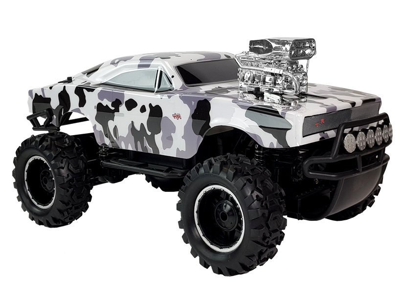 Auto Terenowe Zdalnie Sterowane 2.4G 4x4 Biało-Czarne Moro Auto Terenowe Zdalnie Sterowane 2.4G 4x4 Biało-Czarne Moro