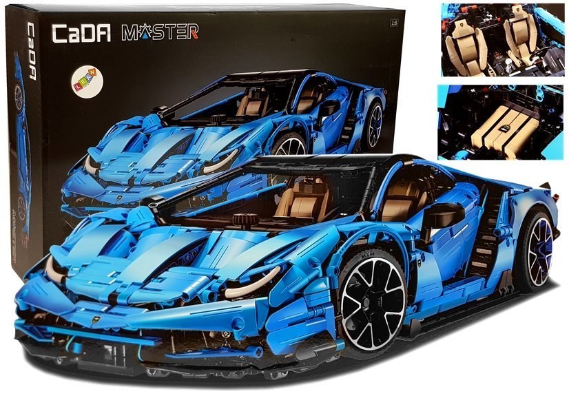 Klocki Konstrukcyjne Auto Cada 770-4 Master Samochód Wyścigowy 3842 Elementy Klocki Konstrukcyjne Auto Cada 770-4 Master Samochód Wyścigowy 3842 Elementy